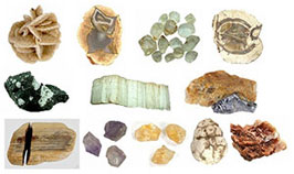 Roches et minéraux d'Australie