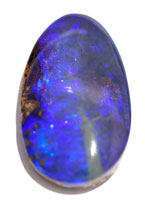 Solid boulder opal