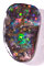 Opale boulder massive taillée
