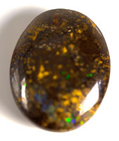 Solid cut matrix opal