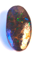 Cut boulder matrix opal