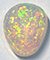 Solid cut crystal opal