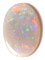 Opale massive taillée