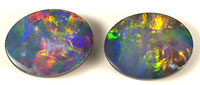 2 Opales doublettes taillées