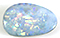 Opale doublette taillée