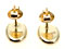 14k gold opal stud earrings #OAGE35