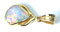 Pendentif d'opale en Or jaune 18 carats #GOP9