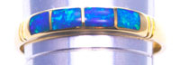 opal inlay ring #GOIR21