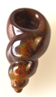 Polished boulder opal matrix