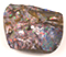 Spécimen opale poli