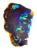 Tranche d'opale boulder matrix polie
