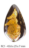 Australian boulder opal specimen