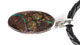 Sterling silver pendant with a solid boulder opal #JGP69