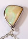 Sterling silver opal pendant