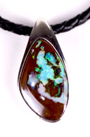 Pendentif d'opale en argent #OGSP8
