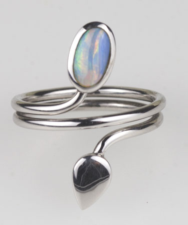Bjc Sterlingsilber 925 Australischer Boulder Opal Kleid Ring Größe N R 