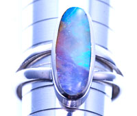 Sterling silver 925 opal ring #JGR27