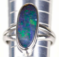 Sterling silver opal ring #JGR38
